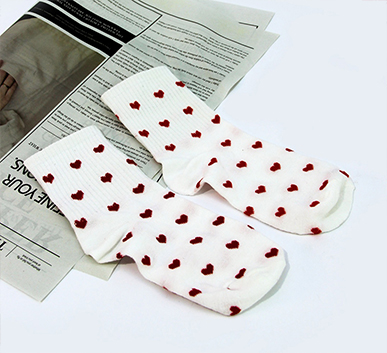 Mid Tube Sports Love Stockings