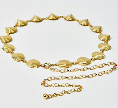 Premium Boho Shell Waist Chain - Vintage Metal Belt for Dresses