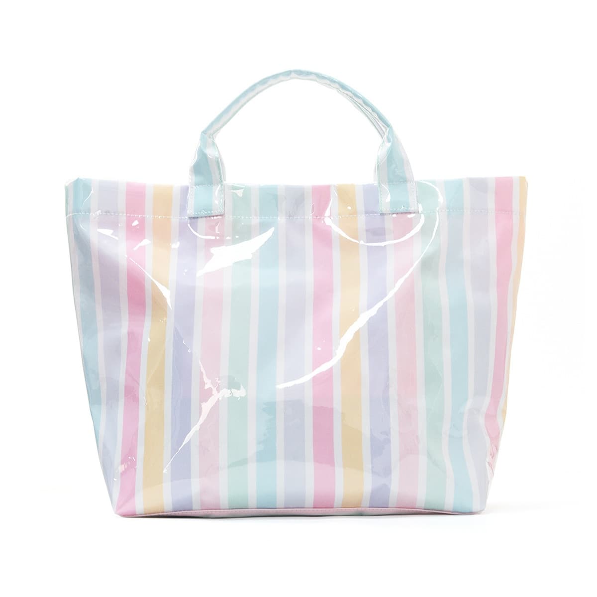 Summer Refreshing Striped Tote Bag