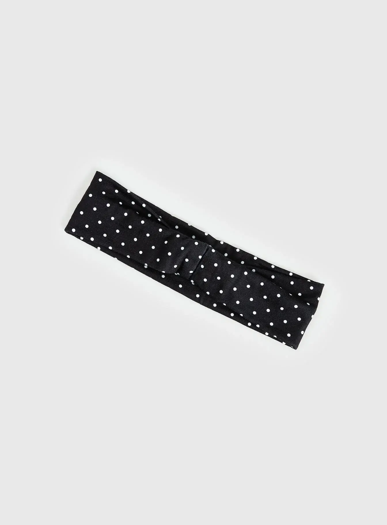 The Juney Headband Cream Polka