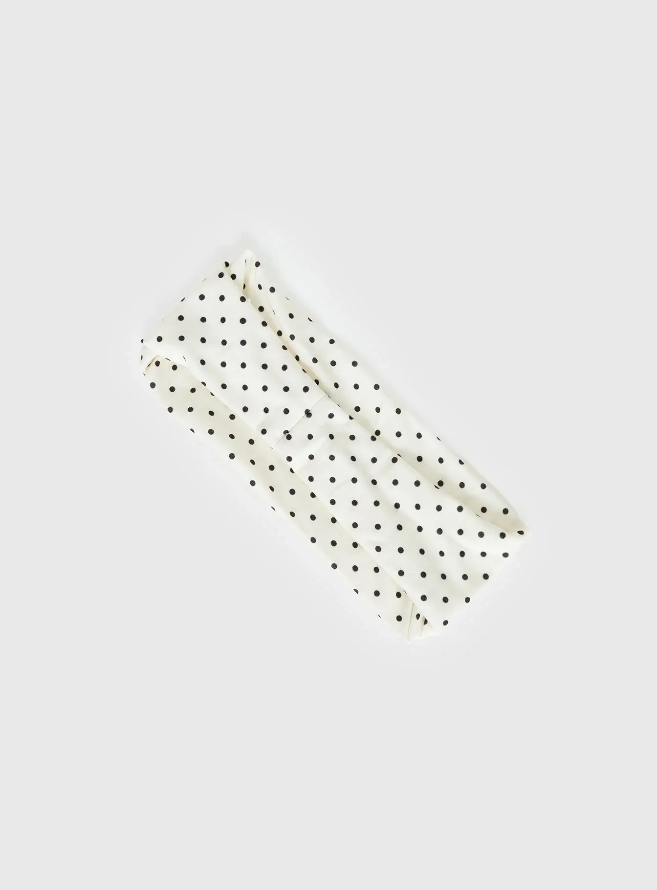 The Juney Headband Cream Polka